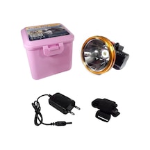Silver Toss St-630l 30 Watt Tek Led'li Şarjlı Kafa Lambası Çok Renkli