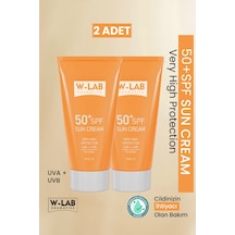 W-Lab Cosmetics SPF50 Kozmetik Güneş Kremi 2 x 50 ML