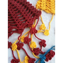 Elmundo Butik Kız Çocuk Örgü Bone / Sarkıtlı / Takke Gül Kurusu