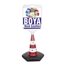 Boya Temalı Reklam ve Uyarı Dubası 1 Adet