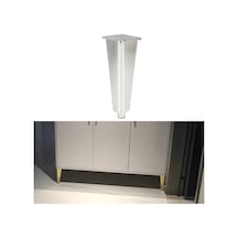 Sones Ayarlanabilir Tüm Alüminyum Mobilya Standı Ayakları, Yükseklik: 33cm Gümüş