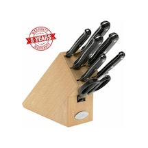 Ivo 26433 Solo 8 Parça Ahşap Blok Şef Bıçak Seti