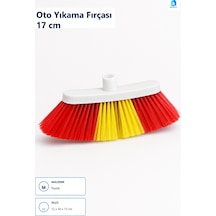 Oto Yıkama Fırçası 17 Cm Araç Dış Temizlik Fırçası Çok Renkli