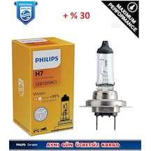 Philips H7 55Watt +30 Fazla Işık Standart Ampul 12972 Prc1 Tek