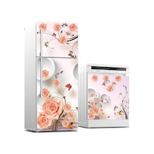 Buzdolabı Ve Bulaşık Makinası Beyaz Eşya Sticker Kaplama Pembe Çi (498537402)