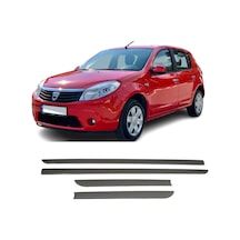 Agtuning Dacia Sandero Krom Yan Kapı Çıtası 2007-2012 Arası Paslanmaz Çelik