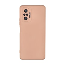 Redmi Note 10 Pro Kılıf Nano İçi Kadife Silikon - Pudra Bz8683140243029