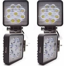 Off Road Sis Lambası 9 Ledli Çalışma Lambası 4 Adet 12V - 24V