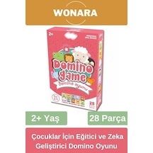 Eğitici Zeka Geliştirici Aile İle El-göz Koordinasyonu Desteği Eğlenceli Domino Oyunu Seti