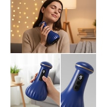 Kompakt Tasarımlı Çok Fonksiyonlu Masaj Cihazı - Lisinya Mavi