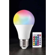 Mey İthalat Renk Değiştirebilen Rgb Işıklı Led Ampul A+enerji 10 Watt Led Işık Renkli