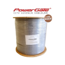 Powergate Vıa 250mt, 2+1 2x0,22+0,22 %100 Bakır, Cctv Güvenlik Kablosu
