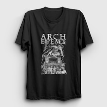 Presmono Unisex Devil Arch Enemy T-shirt Siyah