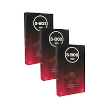 S-Box Red Kabartmalı Prezervatif 12'li x 3