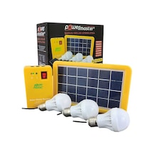 POWERMASTER PM-8905 GÜNEŞ PANELLİ 3 LAMBALI POWERBANK ÖZELLİKLİ ÇOK AMAÇLI ŞARJLI SOLAR AYDINLATMA
