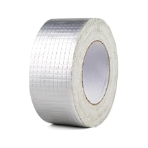 Alüminyum Folyo Çamur Bant, 5 Cm X 5 Mt, Yüksek Sıcaklık Dayanıklı, Su Geçirmez