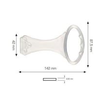 Adem Koç Baza Tutma Kolu Şeffaf Esnek Plastik