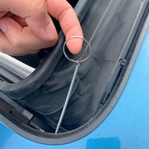 Sunroof Gider Temizleme Teli 150cm Universal Sunroof Temizleme Fırçası Çubuğu