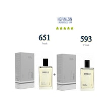 651 + 593 Erkek Parfüm Edp 50 Ml Fresh - Mnms651593 Aromatik