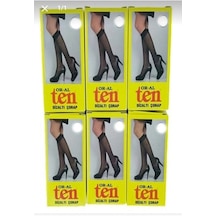 Ten Çorap Kadın Dizaltı Çorap 12' Li 001