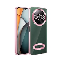 Xiaomi Redmi A3 4g 2024 Kılıf Kamera Lens Korumalı Logo Gösteren İnce Hafif Pazarplus Rose Gold