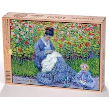 King Of Puzzle Bayan Monet Ve Bir Çocuk 1000 Parça