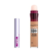 Maybelline New York Instant Anti Age Eraser Kapatıcı 02 Nude & Mini Tattoo Liner Gel Pencil Makyaj Seti 00
