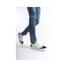 Mubiano Hakiki Deri Erkek Spor Ayakkabı & Sneaker Lacivert/beyaz -mbkry506-lcvb Lacivert/beyaz