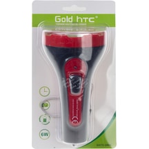 Gold Htc El Feneri Şarjlı Kartelalı 6 W 1 Ledli Ghtc2806 0243