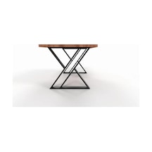 Mavitrend Dekoratif Metal Masa Ayağı Kütük Masa Ayağı Mobilya Ayakları Yükseklik 70 Cm Genişlik 60 Cm