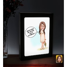 Kişiye Özel Isimli Kız Çocuk Kolay Yetişmiyor Karikatürlü Led Işı (508470767)
