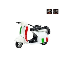 Vardem Çek Bırak1:14 Die-cast Clasic Motosiklet Beyaz