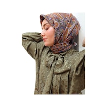 Silk Home Sura İpek Eşarp 11455-s42 Mor, Lila, Turuncu, Yeşil