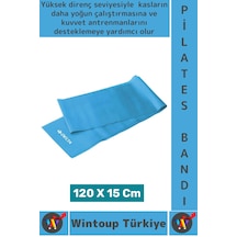 Premium Esneme Antrenman Fitness Aerobik Esnek Elastik Hafif Güçlü Sertlik Pilates Direnç Bandı Çok Renkli