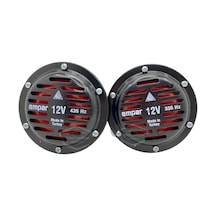 ŞüsCarOto Empar Hella Tip Süper Tone Küçük Kafa Korna Seti 12 Volt 2 Adet (00)