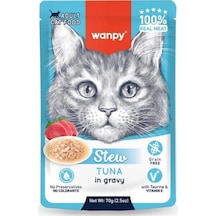 Wanpy Ton Balıklı 70 Gr Pouch Yetişkin Yaş Kedi Maması
