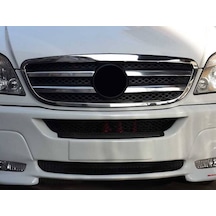 Mercedes Sprinter W906 Facelift Ön Panjur Çerçevesi - Krom 2 Parça 2013-2018 Arası