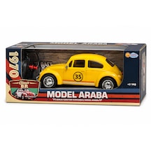 Classic Br Sarı Şarjlı Uzaktan Kumandalı Model Araba 25 Cm