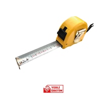 Profesyonel Şerit Metre 10m X 25mm Stoplu, Çelik Şeritli Ve Abs Gövdeli Ölçüm Aleti 5103 10 M