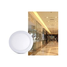 18w Sıva Üstü Yuvarlak Led Panel Armatür Ct-5233 - Beyaz Işık Cn Diğer