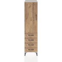 Hyperion Dolap Tek Raflı 4 Çekmeceli Tek Askılı 44x44x182 Ayt... Aytaşı