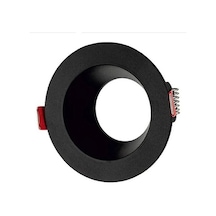 Cata Lion Yuvarlak Spot Lamba Siyah Kasa Sıva Altı Gu10 Ct-5091 Led Işık Ampul Hariç Siyah