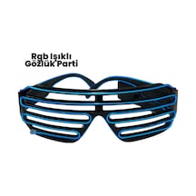 Neon Gözlük Mavi -