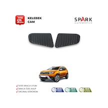 Dacia Duster 2018-2024 Yıl Aralığı Uyumlu Plastik Kelebek Cam 2 Parça