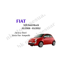 Fiat 500hatcback 01/2008 - 03/2012 Araca Özel Kısa Far Ampulü H7