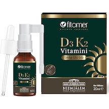 Fitomer Vitamin D3 Ve Vitamin K2 Sprey Damla 20 Ml