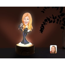 Kişiye Özel Assolist Karikatürlü Dekoratif 3D Biblo Led Işıklı Ge