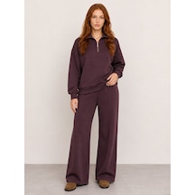 Loft Regular Fit Kadın Eşofman Altı Lf2043824 Q1.v1 Bordo