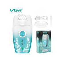 Vgr V-738 Profesyonel Kadın Epilatörü Led Işıklı, 18 Cımbızlı, 2 Hız Ayarlı Ve Usb Şarjlı Kablosuz