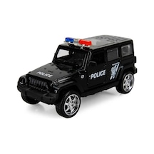 Maxx Wheels Işıklı Polis Jeep Model Arabalar 12 Cm